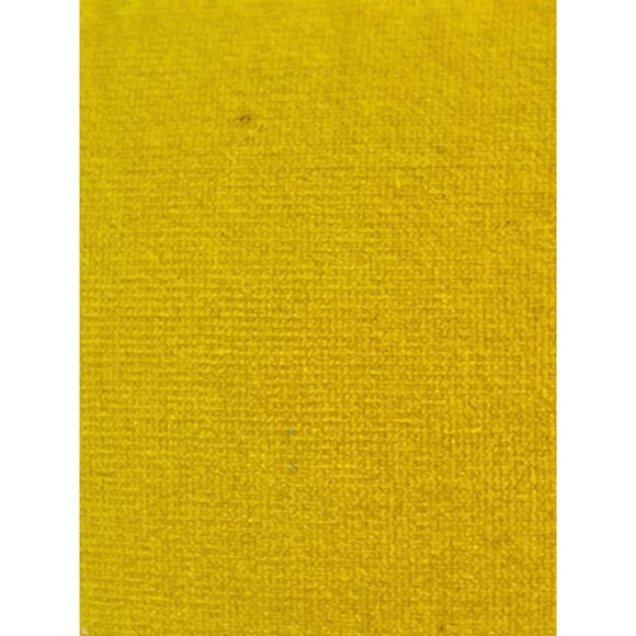 Ted De Grazia Yellow Velvet Pillow With Angel Needlepoint Design - Picture 4 of 8